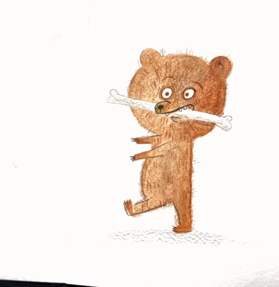 Bear with a bone · Chloe