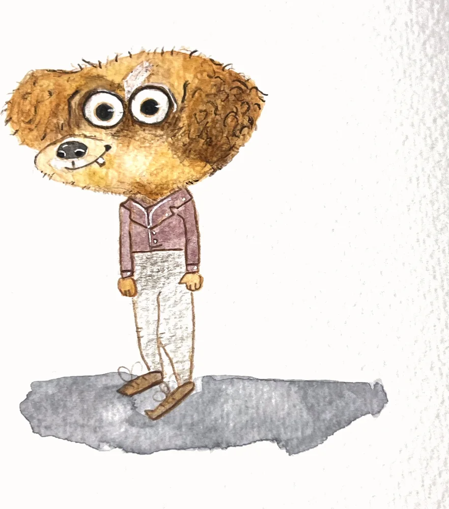 Dog in a jacket · Chloe