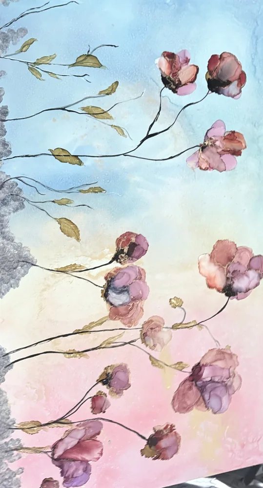 Pink flowers · Chloe
