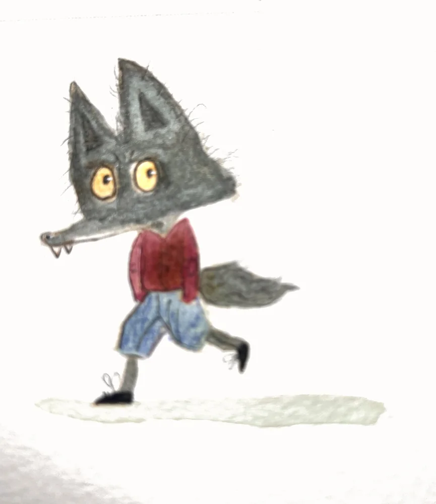Running wolf · Chloe